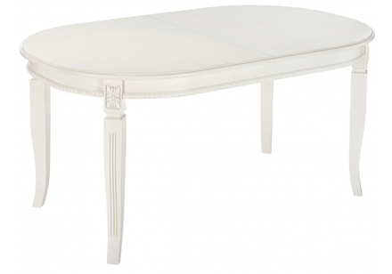 Стол деревянный Woodville Aviano молочный без патины