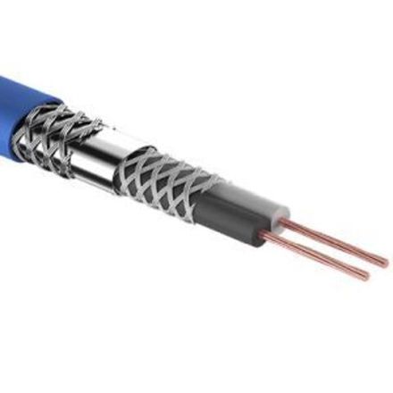 Кабель микрофонный REXANT 2х0,25 мм², ø 6,8 мм, синий, бухта 100 м