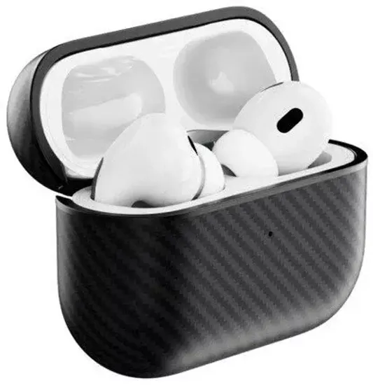 Описание Чехол PITAKA MagEZ Case для AirPods Pro 2 черно-серый кевлар