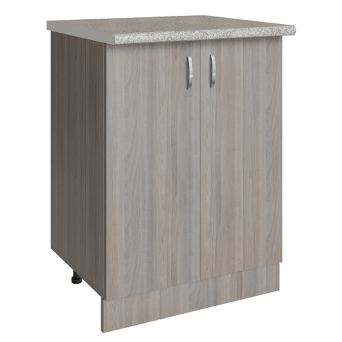 Стол разделочный 60 шимо/ясень светлый, столешница гранит пёстрый