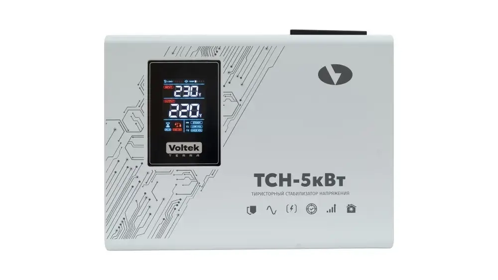 Стабилизатор напряжения однофазный VOLTEK ТСН 5000 (5000ВА)