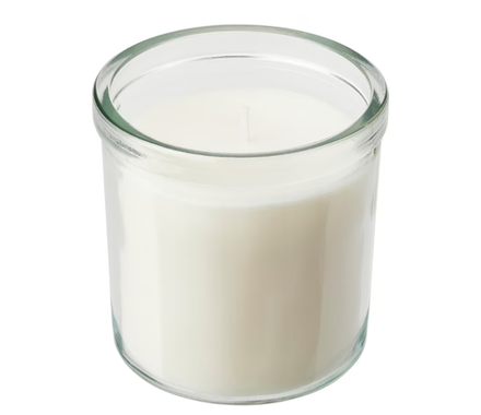 АДЛАД ADLAD Ароматическая свеча в стекле, лес/белая, 40 часов