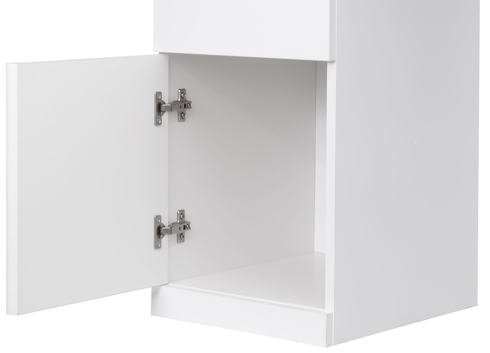 Стол письменный белый Марм 112х45х75 см, компьютерный стол с ящиком