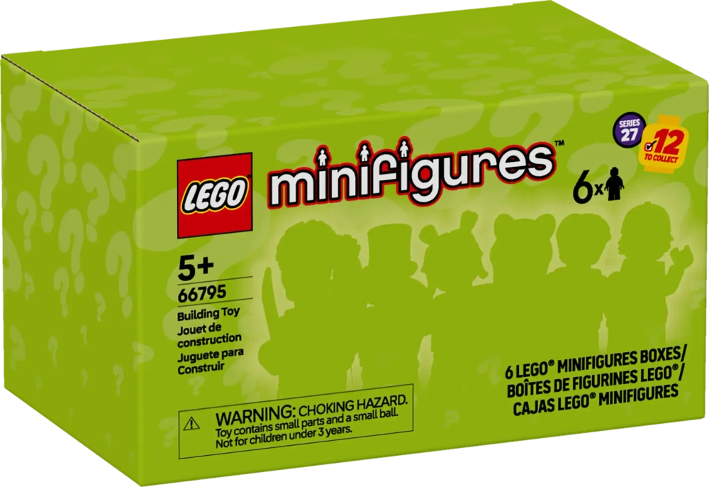 Конструктор LEGO Minifigures 66495 6 случайных мини-фигурок Серии 27