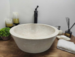 Раковина из мрамора Drum Cream Medium DM-60194 45*45*15
