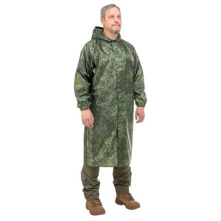 Плащ ветровлагозащитный, КМФ Цифра PU 5000 р.58 (T-PL-VVZ-PU 5000-4XL-001) Helios