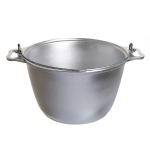 Котел алюминевый походный 10л с крышкой КМ-кп100