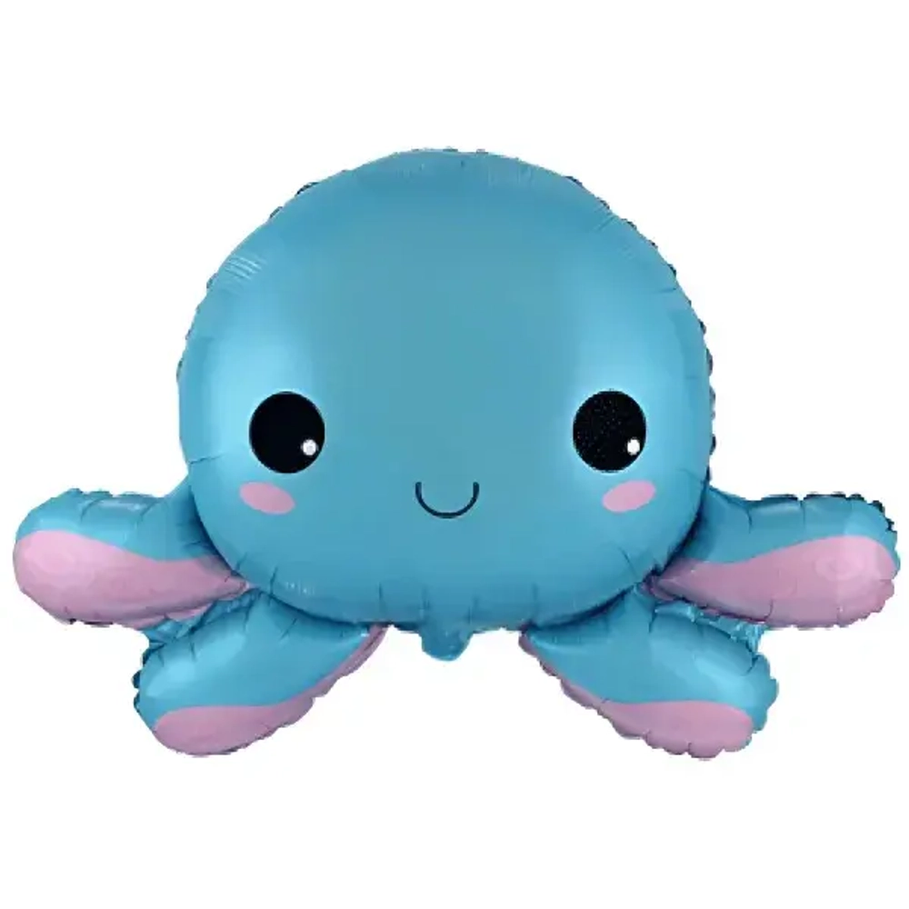 Фольга фигура 31" Осьминог / HAPPY OCTOPUS / 1 шт / Г87