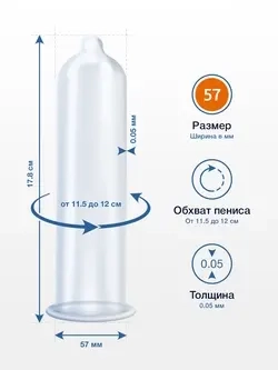 Презервативы My.Size 10 шт. размер 57 мм.