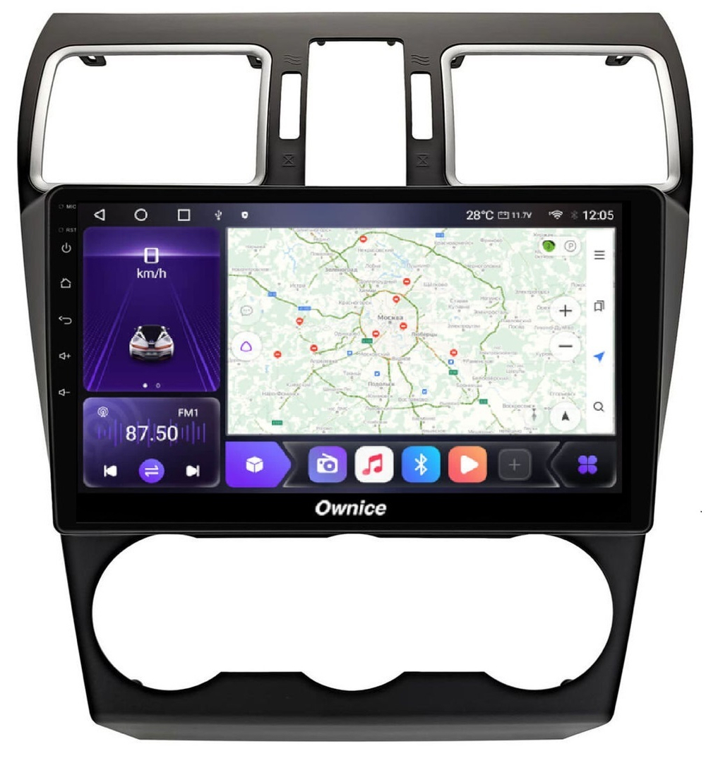 Магнитола для Subaru Forester, Impreza, XV 2015-2018 - Carmedia OL-9511-3 IPS, Android 10, 8 ядер (TS18), 4G SIM-слот