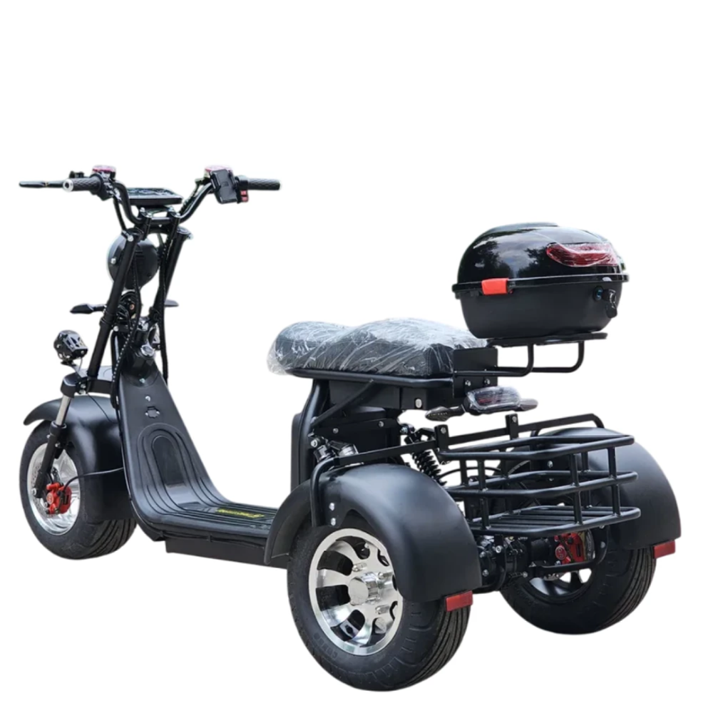 Электроскутер трехколесный CITYCOCO GT X11 TRIKE 2023 Черный