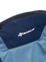 Кресло складное Nisus (ст.труба д16) серый/зеленый ромб, с чехлом (Т-N-750-99806H-GG)