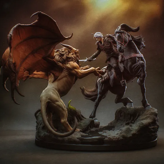 Ciri vs Manticore - The Witcher IV