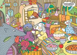 «Волк и семеро козлят», гигантская раскраска в подарочной картонной коробке