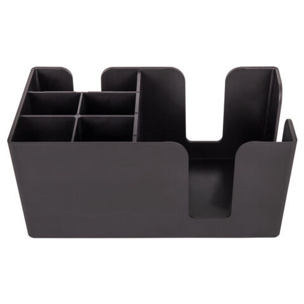 Подставка органайзер барный (шесть отделений) для салфеток, сахара, размешивателей, зубочисток, трубочек, ложечек, LAIMA, 608100