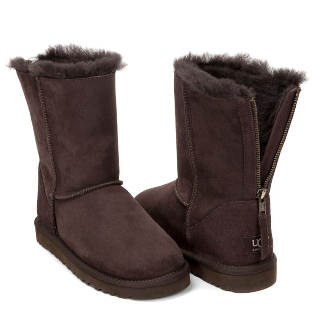 Угги Short Zip Chocolate
