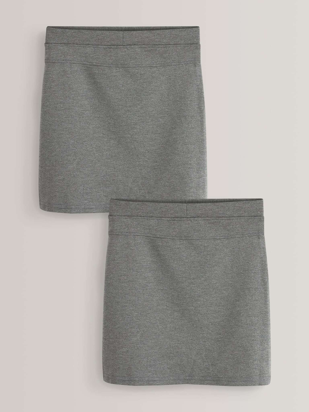 Юбка школьная для девочки Next M82-232, 2 шт., Серый