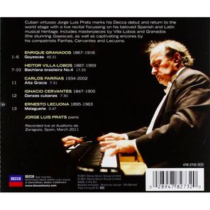 Jorge Luis Prats / Live In Zaragoza (CD)