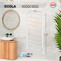 Полотенцесушитель электрический с/т Comfysan Scola EC-10 100/40, белый