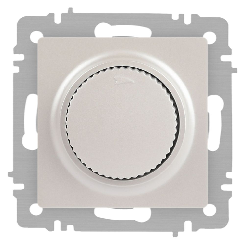 Светорегулятор Intro Accent 6-401-06 поворотный, 600Вт 230В, IP20, СУ, перламутр | Intro