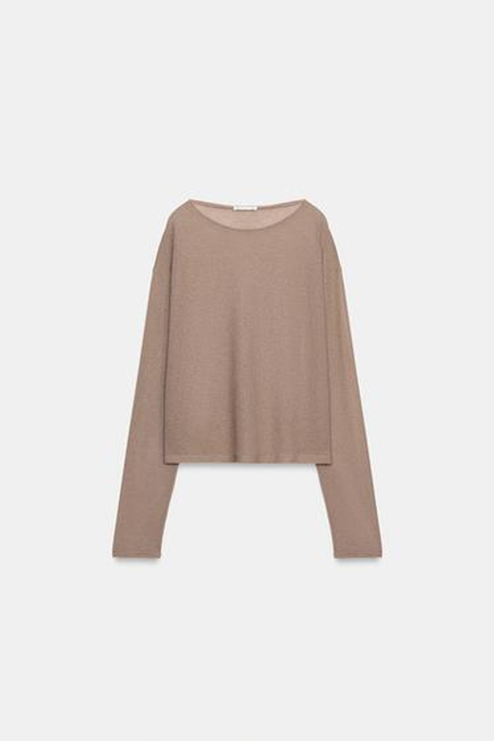 СВИТЕР С РУСТИКАЛЬНЫМ АЖУРНЫМ УЗОРОМ - ZARA