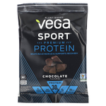 Vega, Sport, растительный протеин премиального качества, со вкусом шоколада, 12 пакетиков по 44 г (1,6 унции)