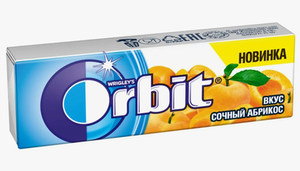 ЖЕВАТЕЛЬНАЯ РЕЗИНКА ORBIT СОЧНЫЙ АБРИКОС 13,6ГР