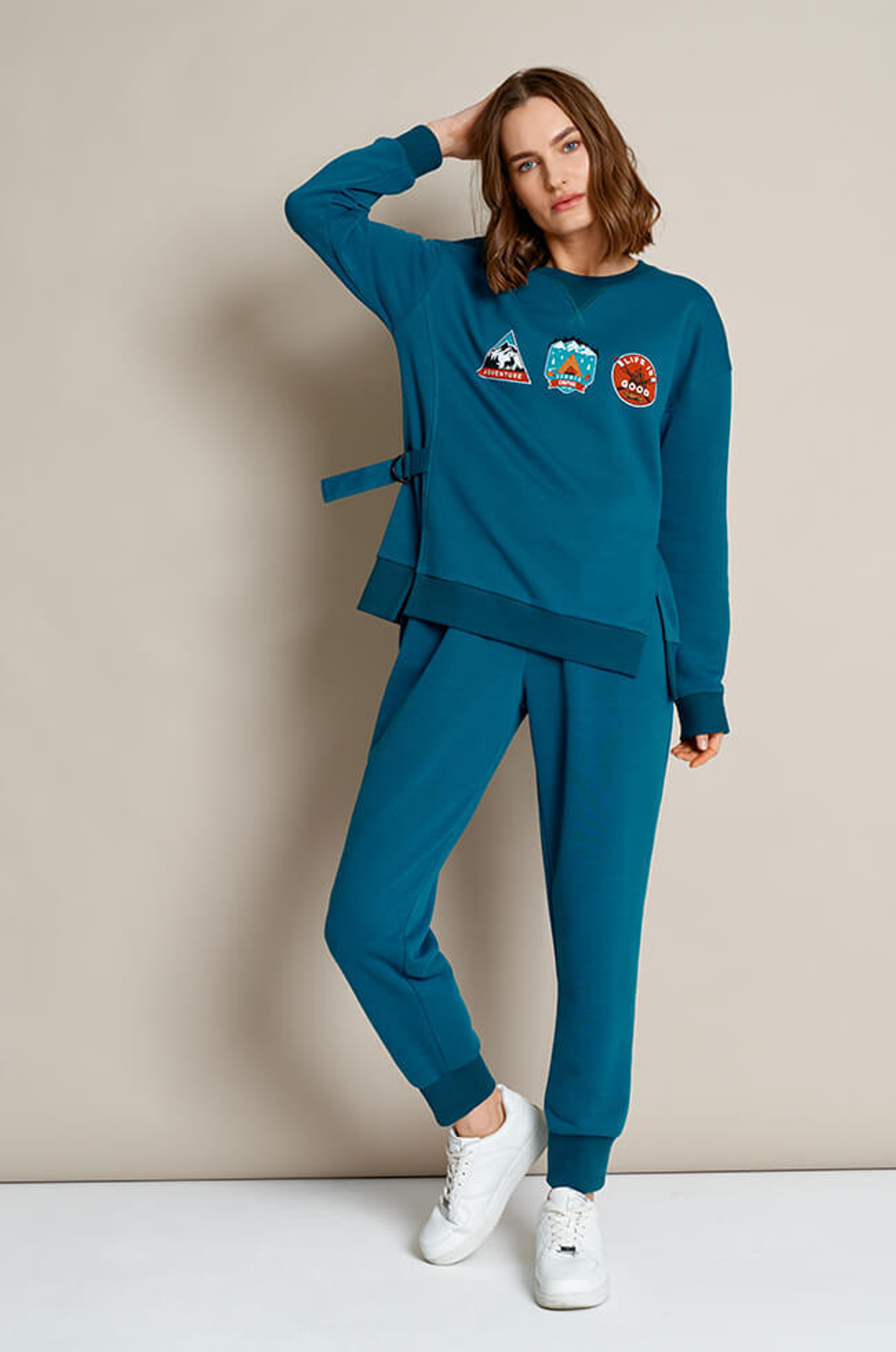 3882 Брюки женские (малахит)