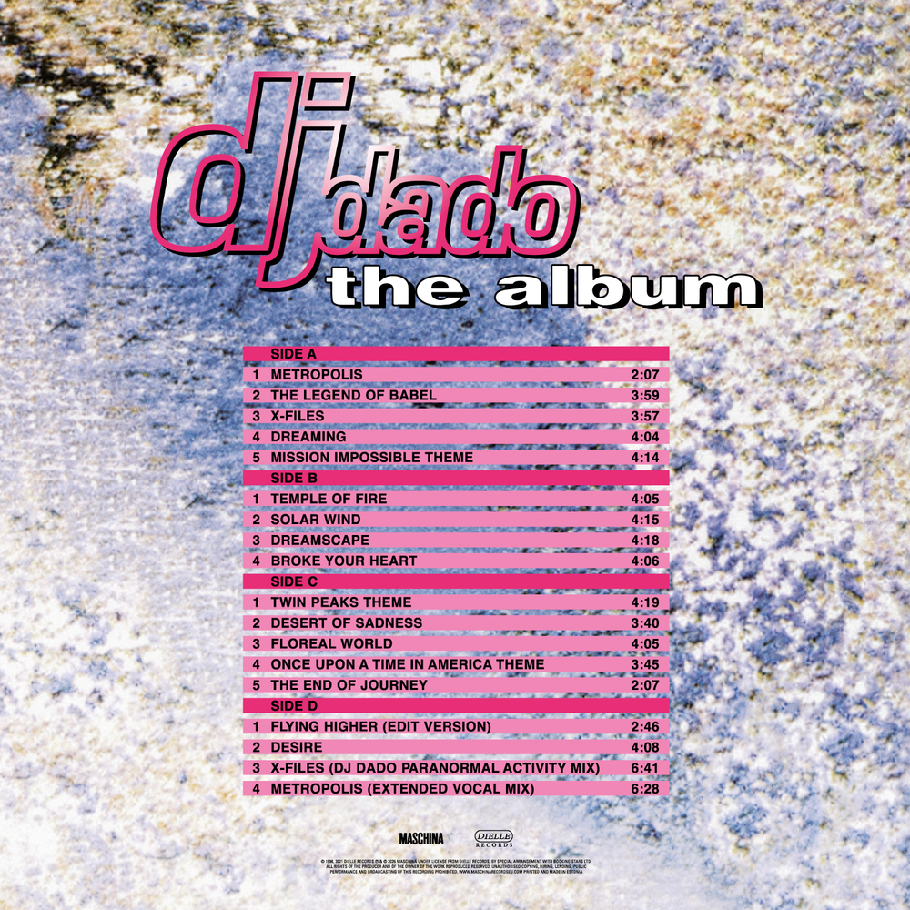 LP: DJ Dado — «The Album» (1996/2025) [2LP Black Vinyl]