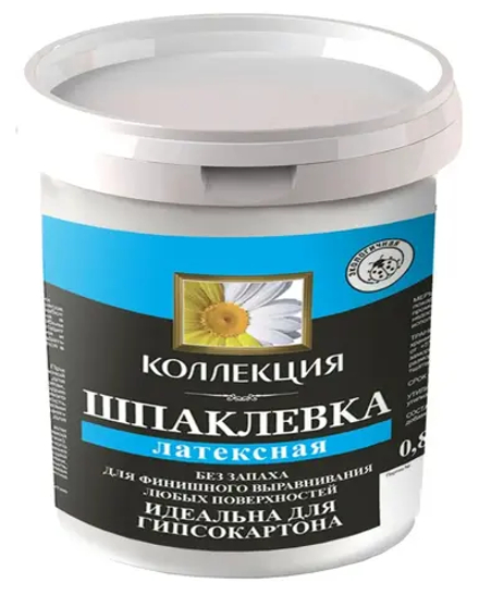 КОЛЛЕКЦИЯ Шпаклевка латексная 0,8кг (ИжСинтез)