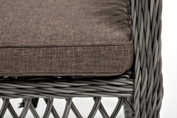 "Эспрессо–80 L" обеденная группа плетеная, цвет графит