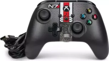 Геймпад проводной PowerA Mass Effect N7 Enhanced Wired Controller for Xbox Series X/S (1524523-01) (Xbox One/Series X/S/PC)