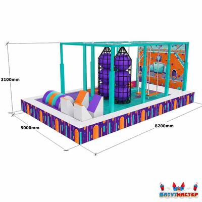 Ниндзя парк «Клан Силы», 8,2×5×3,1 м