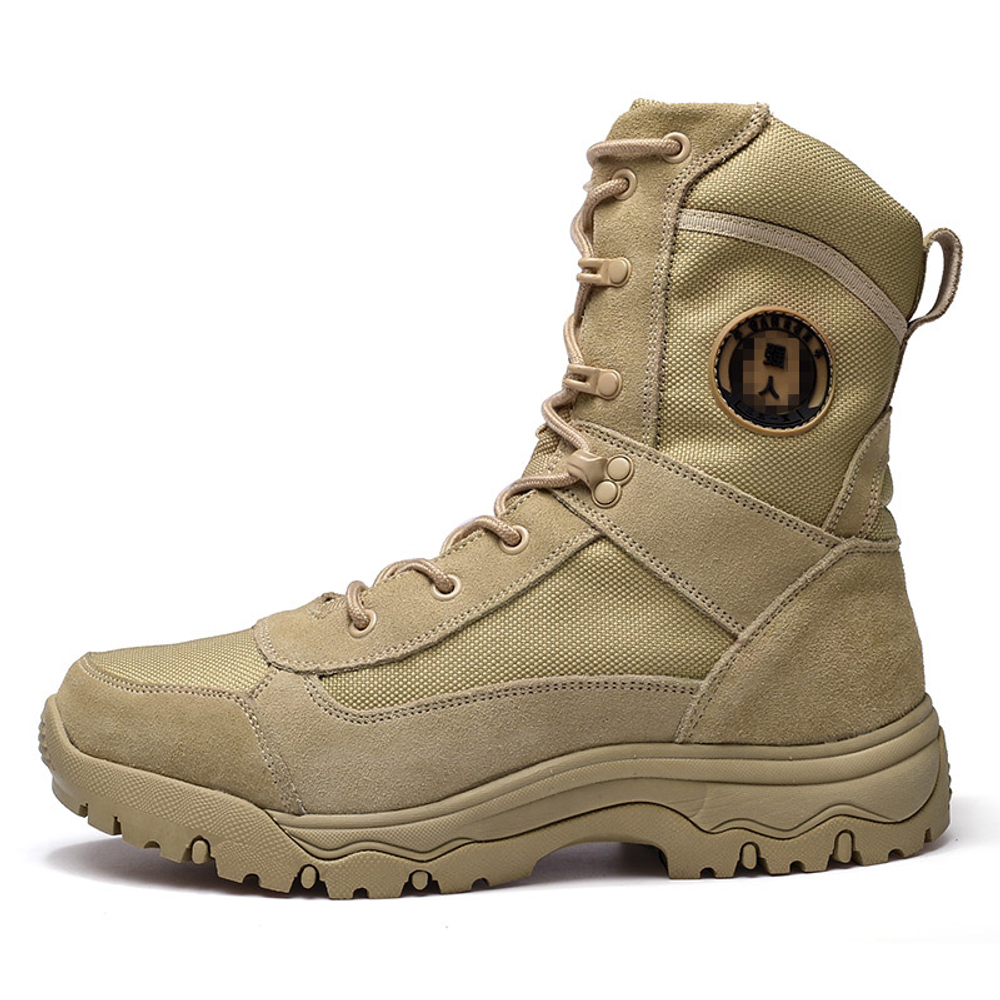 QIANGREN 3515 Outdoor Boots Men"s Brown