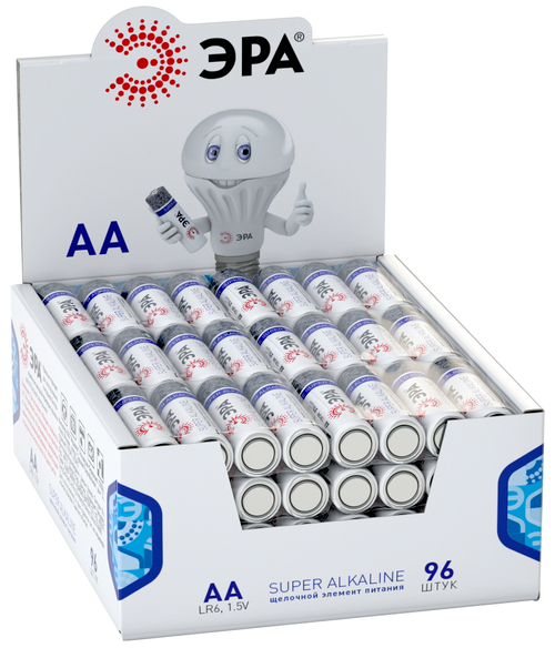 Батарейка Эра LR6-4S promo-box