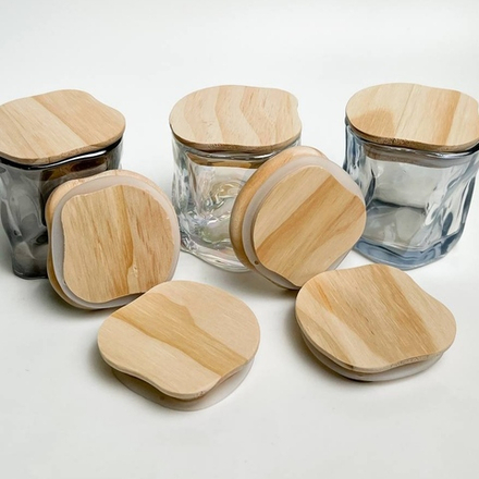 Крышка для мятого стакана деревянная