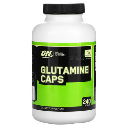 Optimum Nutrition, глутамин, 1000 мг, 240 капсул (500 мг в 1 капсуле)