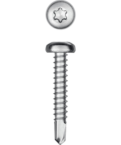 KRAFTOOL DS-P, 32 х 3.9 мм, А2, сверло, полукруглая головка, ТХ15, 380 шт, саморез нержавеющий (300931-39-032)