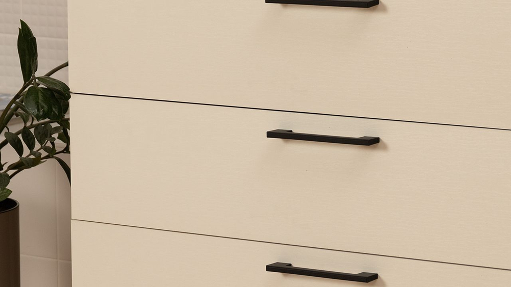 Комод для одежды с ящиками Дуб Крафт золотой/Серый графит 4 ящика 92х41х84 см