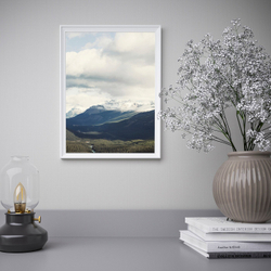 IKEA BILD  (ИКЕА БИЛД)  -  Плакат, Зимние вершины, 30x40 см
