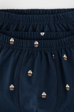 К 1912-2уп/индиго,кораблики трусы для мальчика