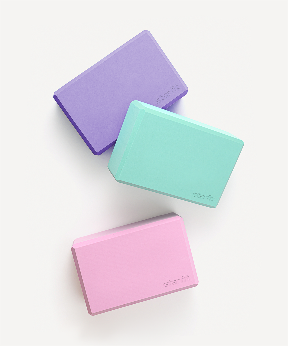 Блок для йоги YB-200 EVA, мятный