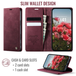 Чехол-книжка CaseMe RFiD iPhone 16 Pro Max