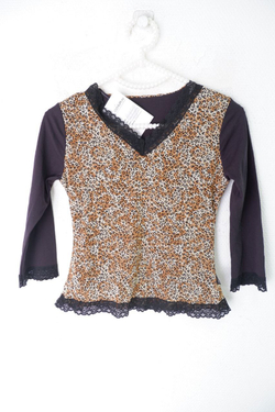 Кофта с анималистическим принтом на 11/14 лет