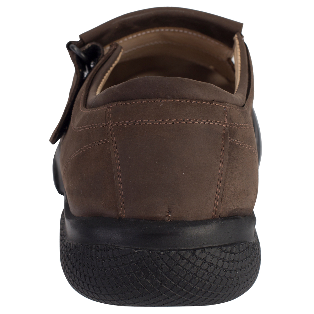 529367 сандалии мужские коричневые нубук