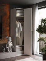 Шкаф Распашной Белый 81х220x52,5 SOHO WingLine