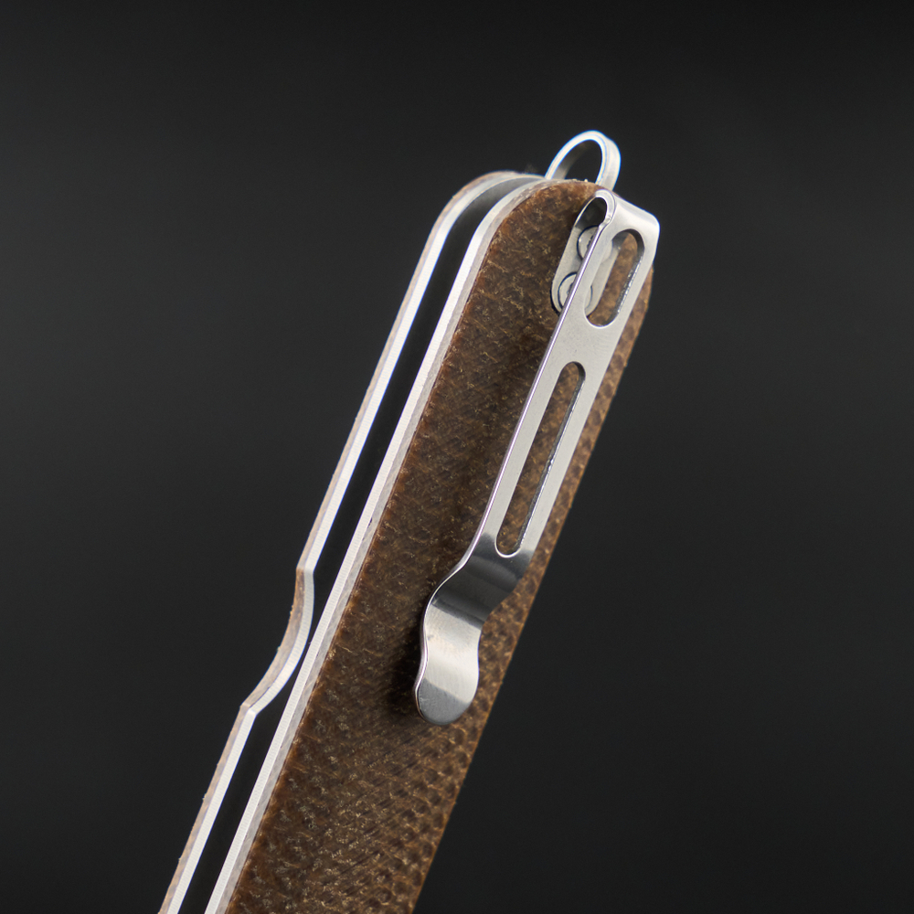 Нож складной Rapax Kiki Brown Micarta Satin