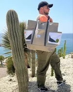 Сумка Klumba Utility XXL Горы бежевая