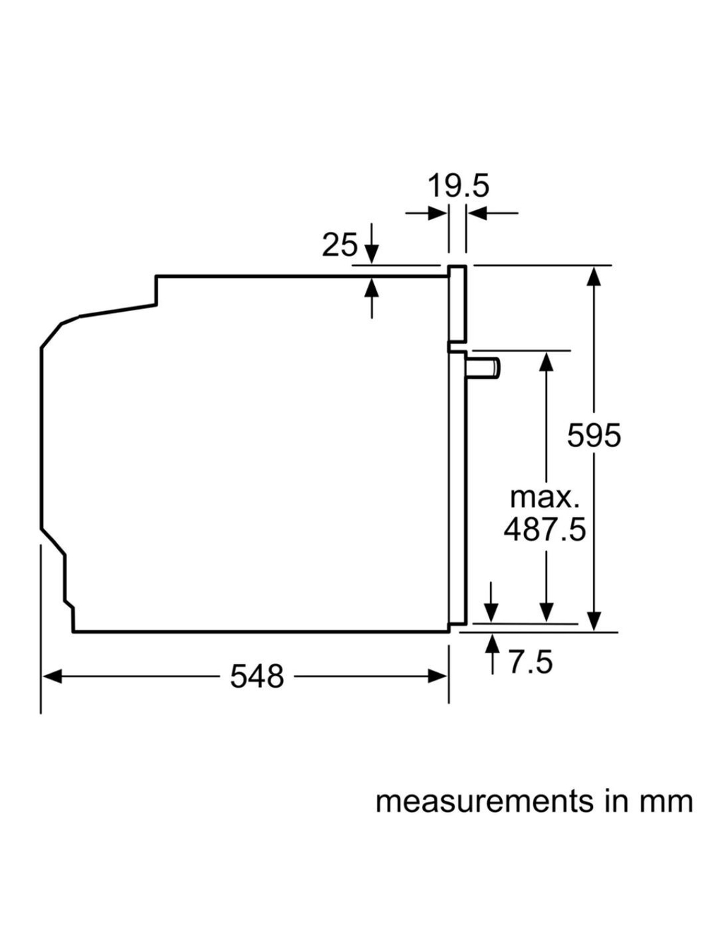 Электрический духовой шкаф Bosch HJA737BR0, 60 см, 76 л, 7 режимов, гриль, традиционная очистка