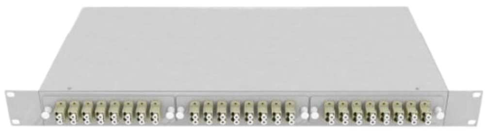 Кросс оптический настенный  TopLAN КРН-Top-48LC/U-OM2-GY